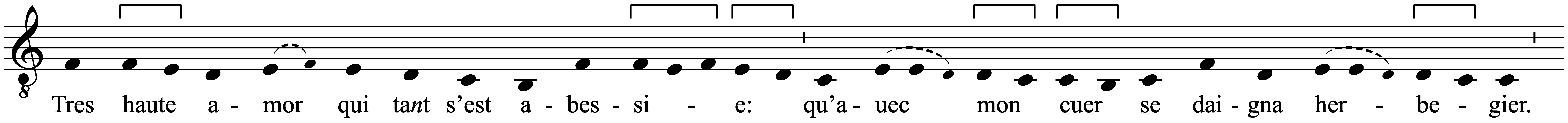 Work musical notation